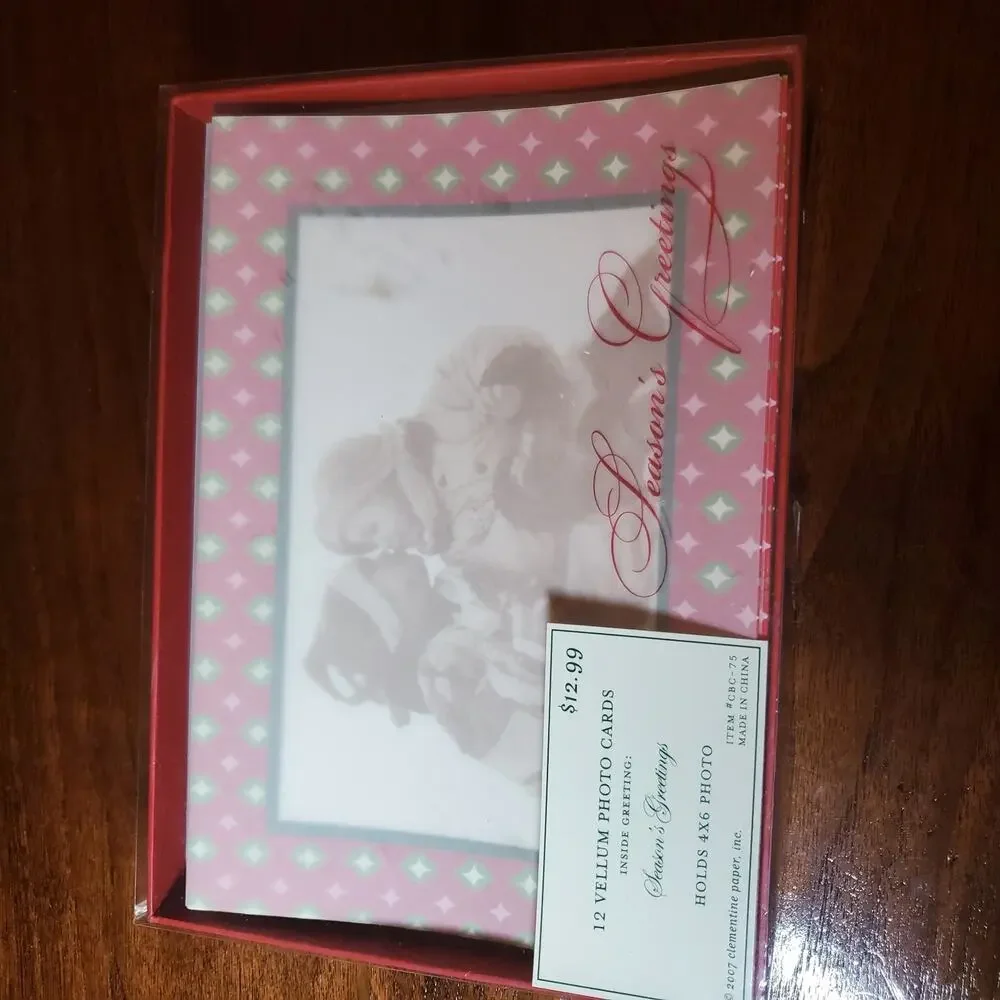 Christmas Greeting Cards Pack 11 Count Holiday Xmas Note Card Envelopes Box Set